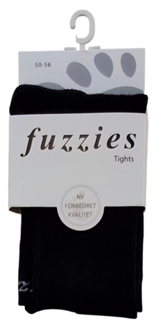 Nye Fuzzies sorte strømpebukser str. 50-56
