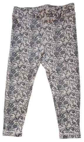 Petit rosa sortmønstrede leggings str. 86