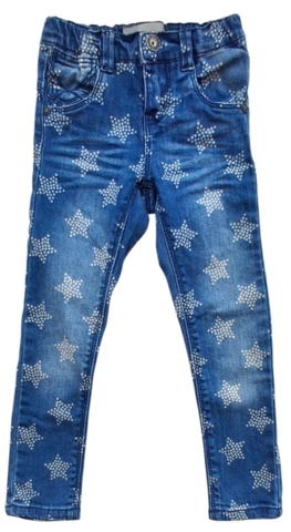 Name it blå denimbukser med stjerner str. 104