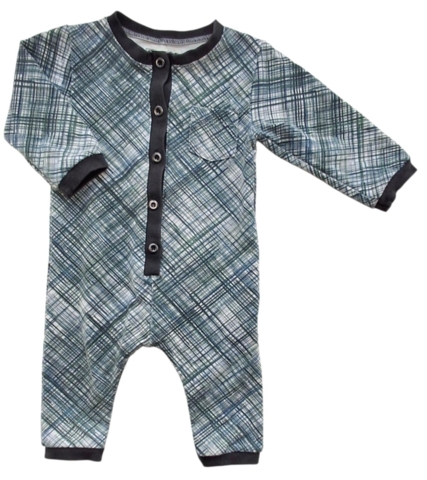 Small Rags grønternet langærmet heldragt str. 68