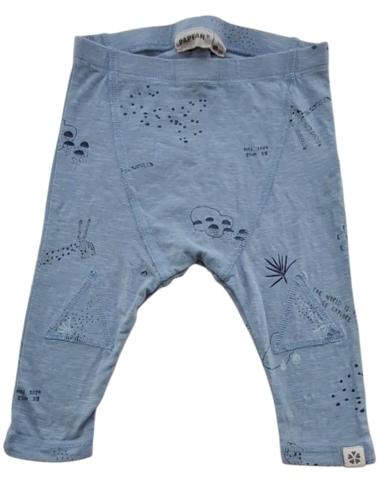 Papfar blågrå tynde bukser str. 68