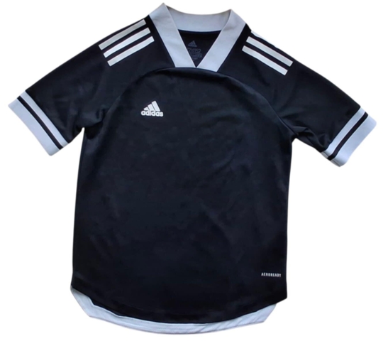 Adidas sort kortærmet fodboldtrøje str. 152