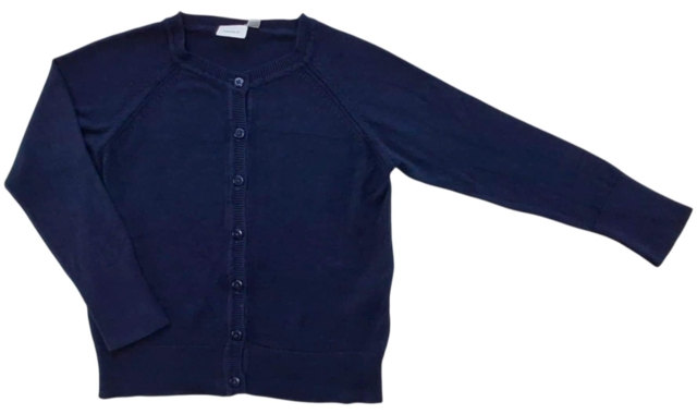 Name it mørkeblå finstrikket cardigan str. 116