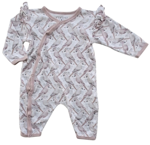 Fixoni hvid og rosa heldragt str. 56