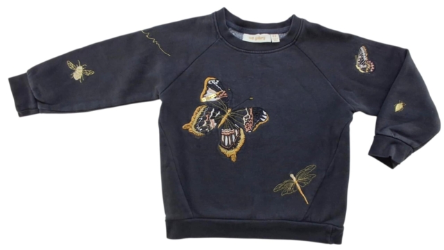 Soft gallery mørkegrå langærmet sweatshirt str. 4 år