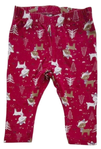 Guppy røde jule leggings str. 62