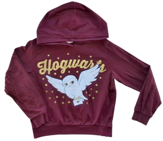 Wizarding world vinrød langærmet sweatshirt str. 134-140