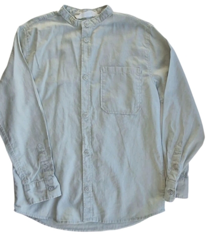 H&M lysegrøn langærmet skjorte str. 140