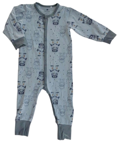 Celavi grågrøn langærmet heldragt str. 70