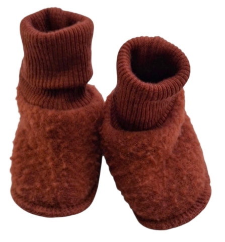 Friends rødbrune uld futter str. 6-12 mdr