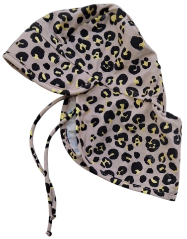 Petit rosa UV-solhat med dyreprint str. 4-9MD