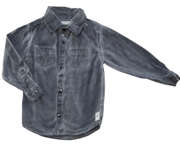 Small Rags grå langærmet skjorte str. 98