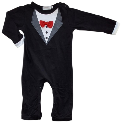 Xirubaby sort langærmet heldragt str. 80