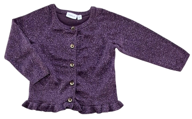 Name it lilla langærmet finstrikket trøje str. 80