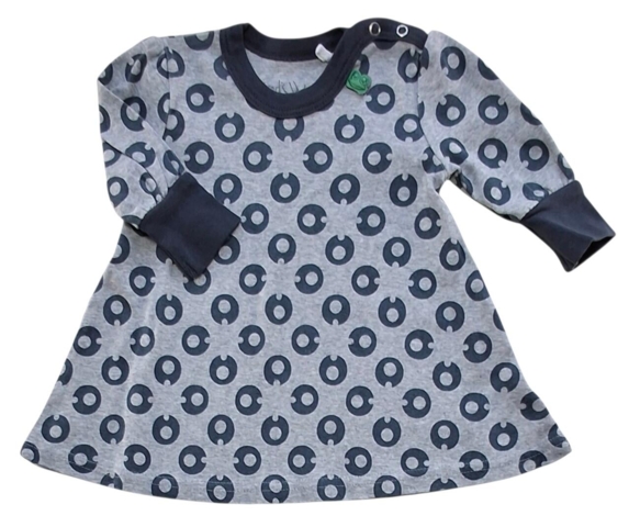 Fred's world lysegrå langærmet kjole str. 62