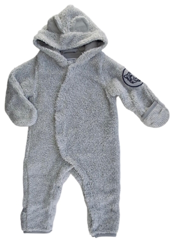 VRS lysegrå teddy køredragt str. 62