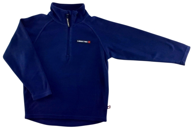 Lego wear blå langærmet fleece trøje str. 116