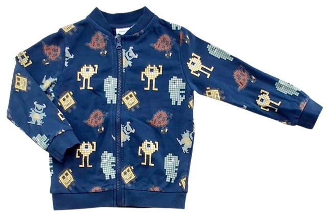 Name it blågrå langærmet cardigan str. 98