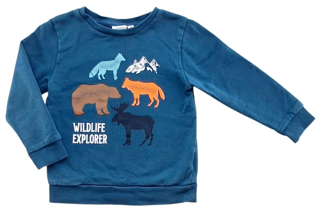 Guppy petroleumsblå sweatshirt str. 110