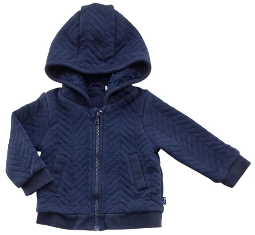 Me Too mørkeblå to-laget varm trøje str. 62