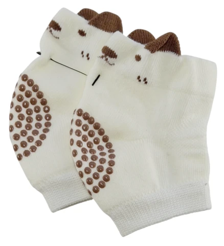 Nye råhvide strikkede knæbeskyttere onesize