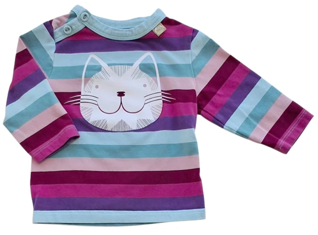 Danefæ stribet langærmet bluse str. 6 mdr