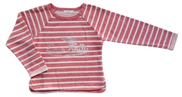 Aya Naya rødstribet langærmet sweatshirt str. 5