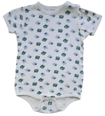 Care råhvid kortærmet body str. 98