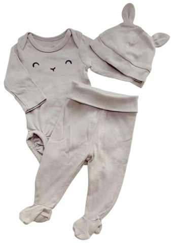 H&M beige babysæt str. 50