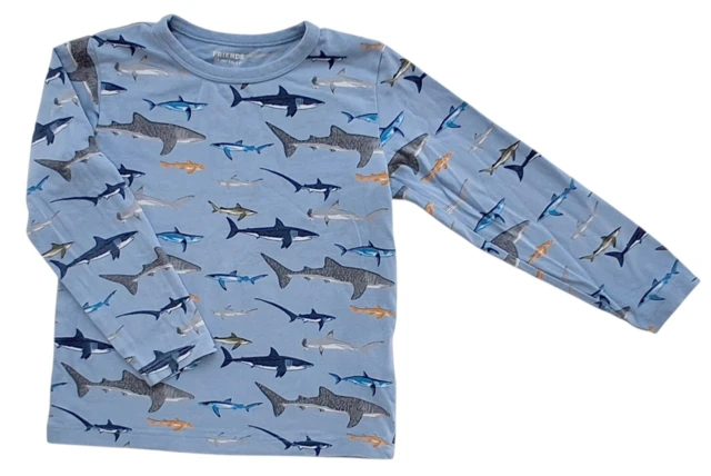 Friends lys blå langærmet bluse str. 92