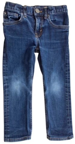 H&M mørkeblå denimbukser str. 104