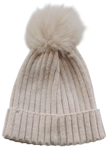 Primark lys beige strikket tophue str. 80-86