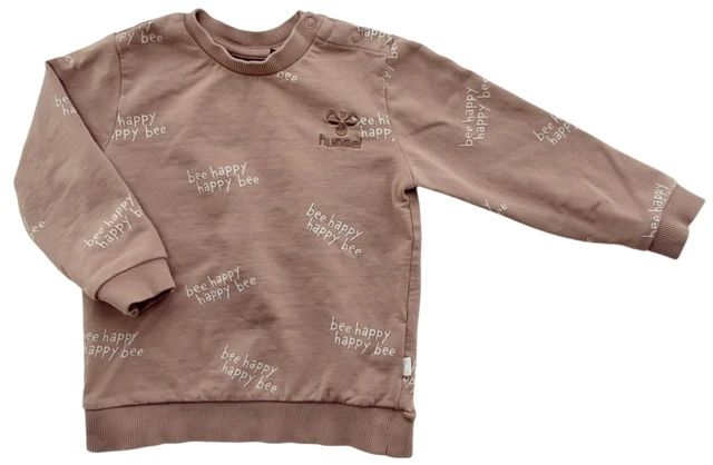 Hummel nougat farvet langærmet sweatshirt str. 92