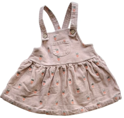 Lil'Atelier rosa ærmeløs kjole str. 74