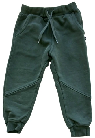 Pomp de lux mørkegrønne sweatpants str. 98
