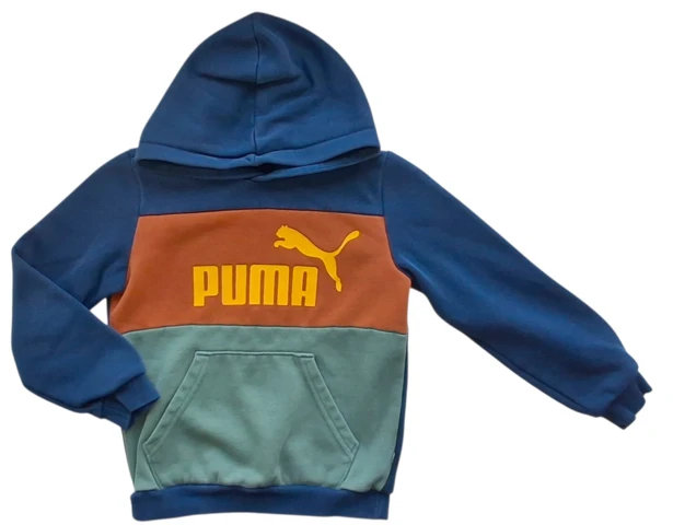 Puma mørkeblå langærmet sweatshirt str. 128