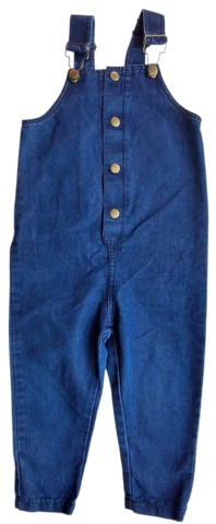 Friends blå tynde denim overall's str. 98