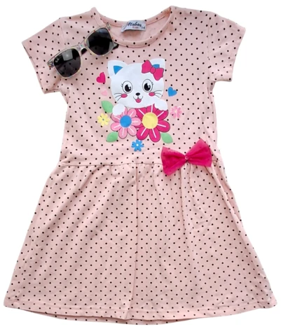 Atabay kids rosa kjole og Rayban solbriller str. 3-4