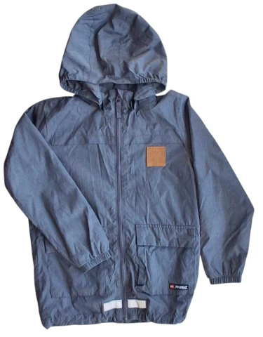 Lego wear grå sommerjakke str. 128