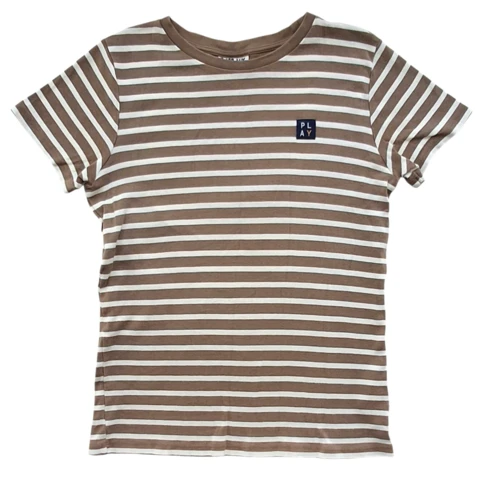 Pomp de Lux lysebrun kortærmet bluse str. 146-152