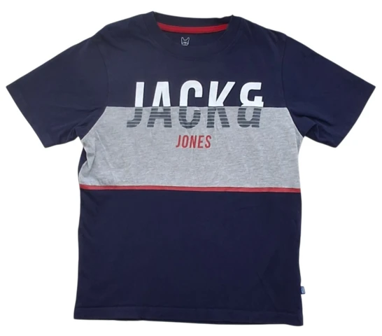 Jack & Jones mørkeblå kortærmet T-shirt str. 152