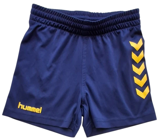 Hummel mørkeblå sportsshorts str. 104