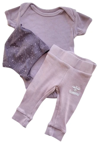 Hummel rosa bukser, 808 hue og body str. 62