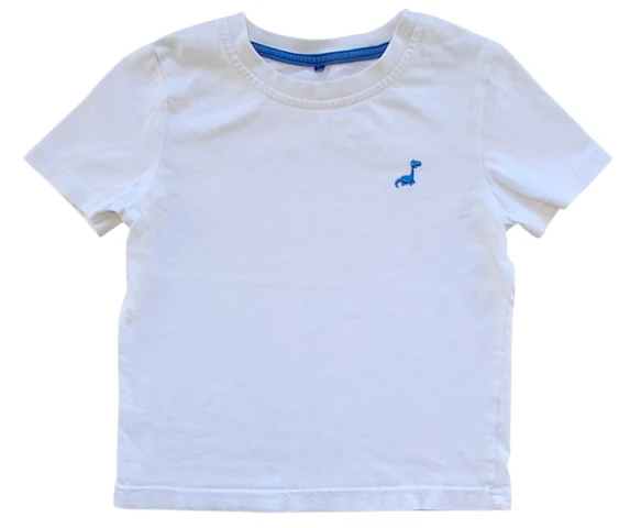 George hvid kortærmet T-shirt str. 2-3 år
