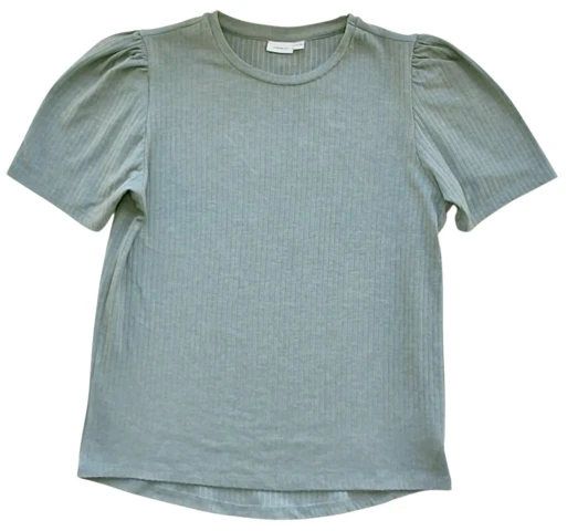 Name it grågrøn kortærmet T-shirt str. 134-140