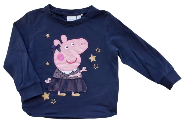 Name it mørkeblå langærmet sweatshirt str. 86