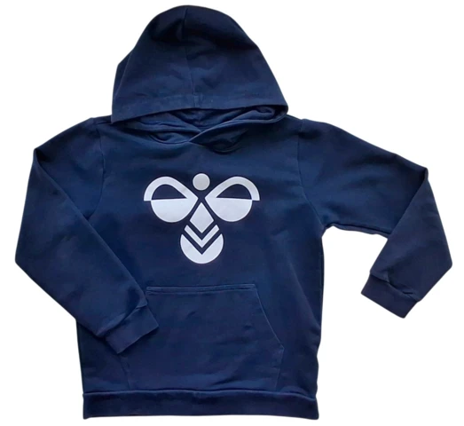 Hummel mørkeblå langærmet sweatshirt str. 128