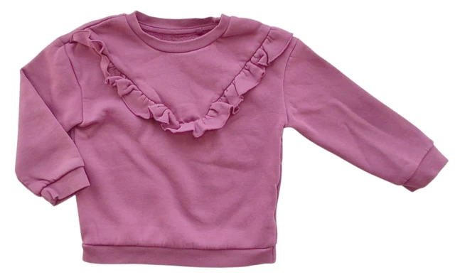 Primark mørk rosa langærmet sweatshirt str. 98