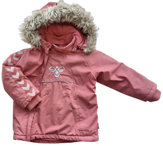 Hummel mørk laksefarvet overgangsjakkevinterjakke str. 98