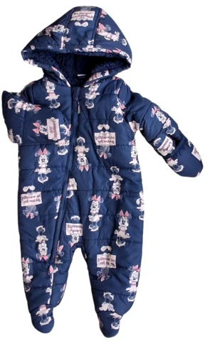 Disney baby mørkeblå flyverdragt str. 74